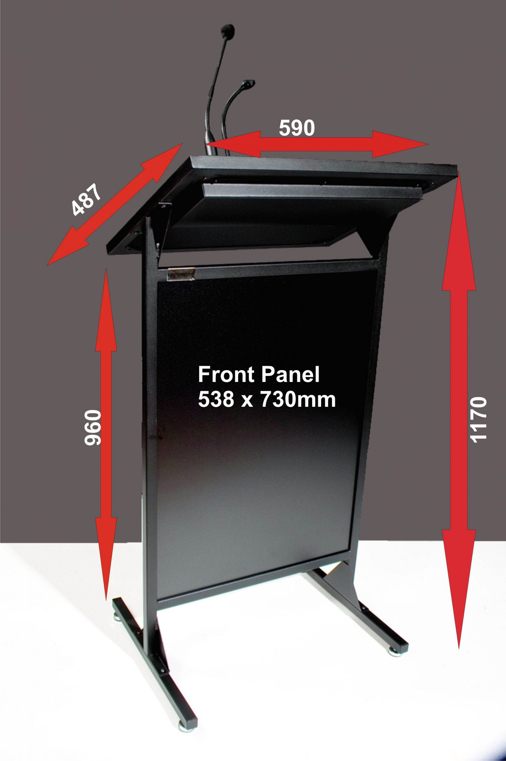 Diplomat lectern dimensions